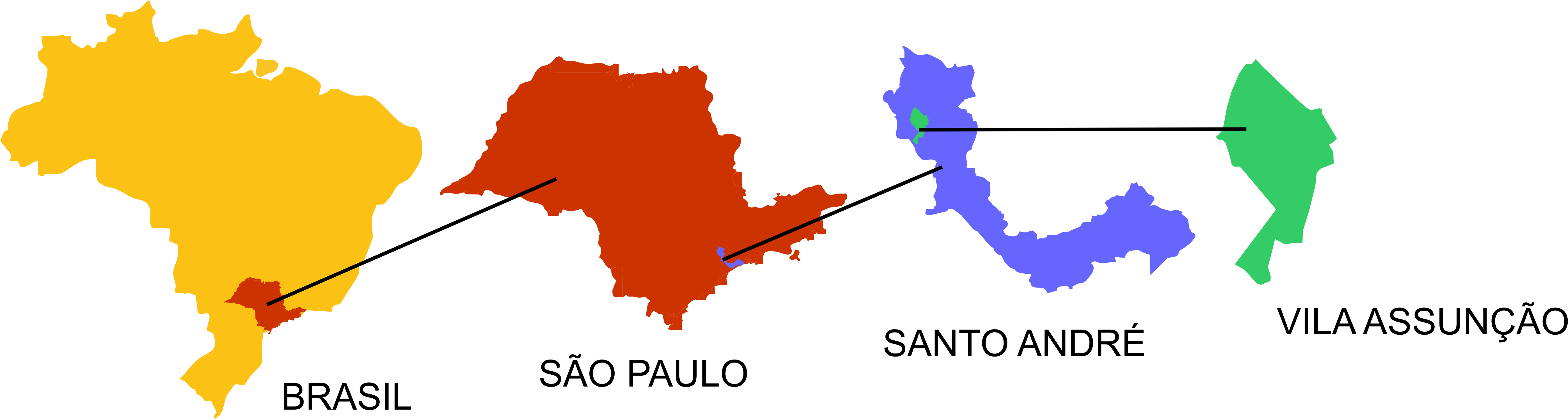 Localização Vila Assunção de Santo André